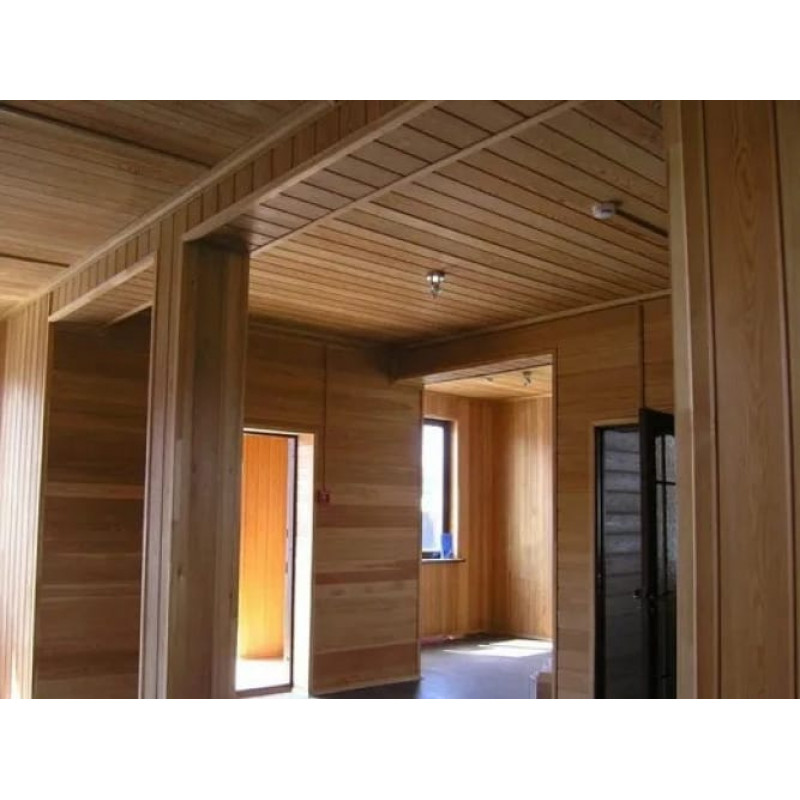 Планкен прямой из лиственницы — сорт A (20×120×4000мм)