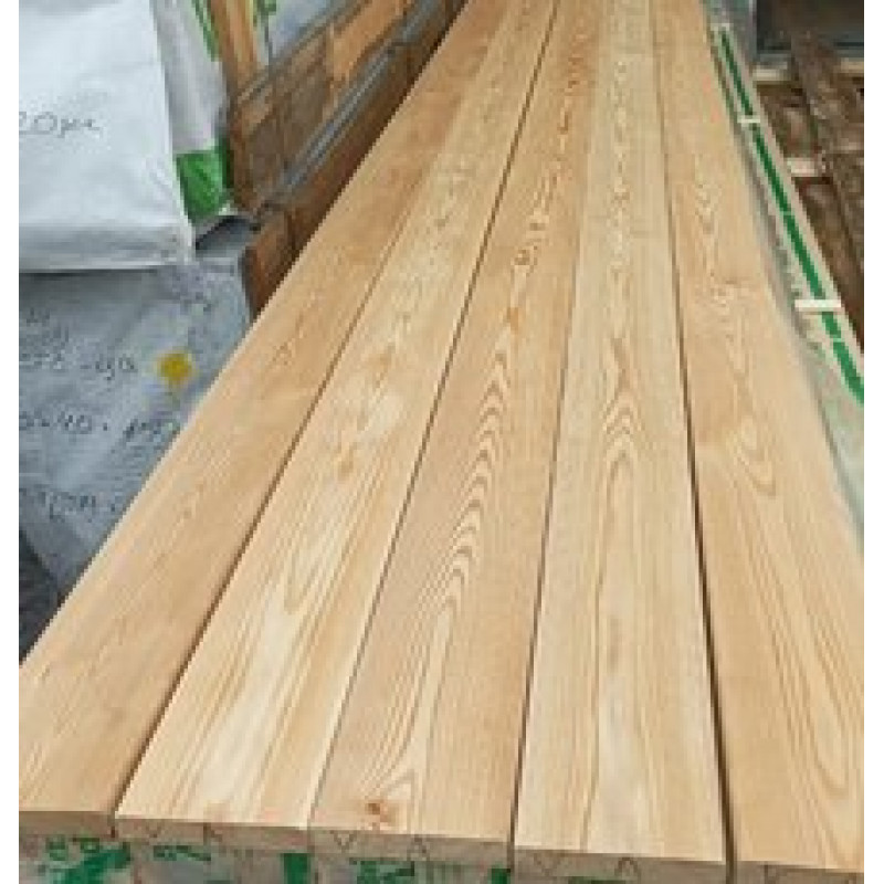 Планкен прямой из лиственницы — сорт A (20×95×4000мм)